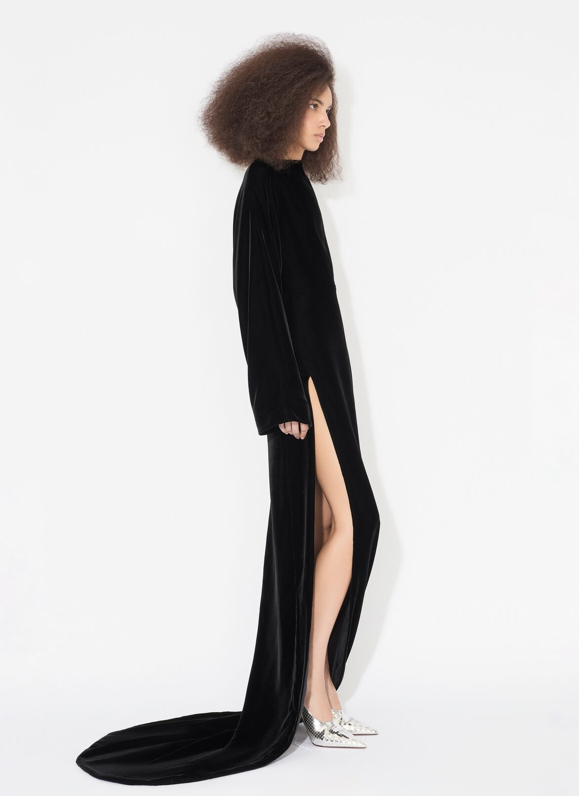 LONG VELVET DRESS ALAÏA  LONG VELVET DRESS